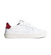 Pánské volnočasové boty Cariuma SALVAS White Premium Leather Ice Logo Metallic Red Sneaker