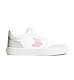 Pánské volnočasové boty Cariuma VALLELY White Leather Vintage White Suede Blush Pink Logo Sneaker