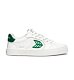 Pánské volnočasové boty Cariuma SALVAS White Leather Abundant Green Logo Sneaker