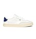Dámské volnočasové boty Cariuma TOCA White Diamond Leather Smoke White Suede Blue Accents Sneaker