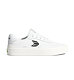 Pánské volnočasové boty Cariuma LUAN PRO White Premium Leather Black Logo Sneaker