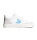 Pánské volnočasové boty Cariuma VALLELY White Leather Vintage White Suede Argentina Blue Logo Sneake