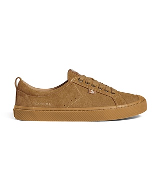 Dámské volnočasové boty Cariuma OCA Low All Camel Suede Sneaker