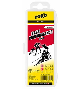 Skluzný vosk Toko Base Performance Red 120g