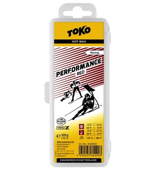 Skluzný vosk Toko Performance red 120g