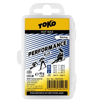 Skluzný vosk Toko Performance blue 40g