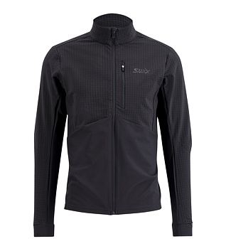 Férfi technikai pulóver Swix Pace Hybrid Full Zip Midlayer M