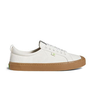 Pánské volnočasové boty Cariuma OCA Low Gum Off-White Canvas Sneaker