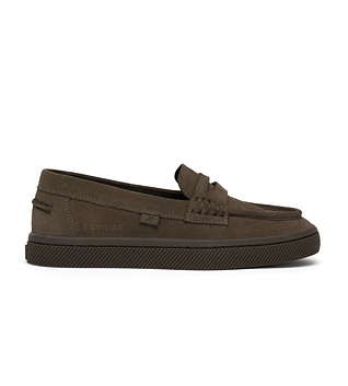 Dámské volnočasové boty Cariuma CAJU Loafer Teak Brown Suede