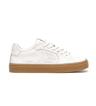Pánské volnočasové boty Cariuma SALVAS Leather Gum Warm White Ice Logo