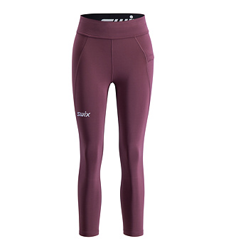 Női futónadrág Swix Pace High Waist Cropped Tights W