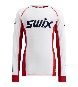 Junior technikai póló Swix Roadline RaceX Long Sleeve Jr