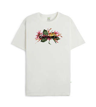 Unisex tričko Cariuma T-Shirt Off-White Cariuma Flowers