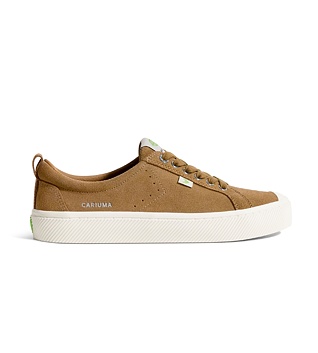 Dámské volnočasové boty Cariuma OCA Low Camel Suede Sneaker