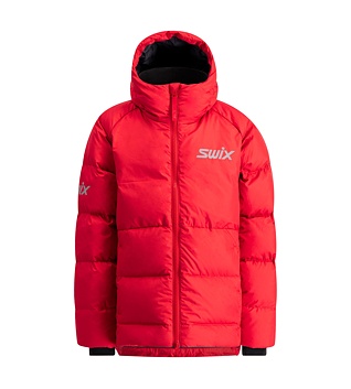Juniorská bunda Swix Team Puffy Jacket Jr