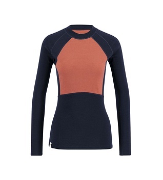 Dámské merino triko Ulvang Peak Map long sleeve T-shirt