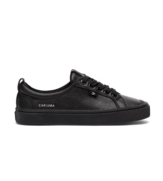 Pánské volnočasové boty Cariuma OCA Pebbled Leather Black