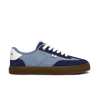Pánské volnočasové boty Cariuma TOCA Teak Mirage Blue Nylon Marine Blue Suede Sneaker