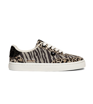 Pánské volnočasové boty Cariuma TOCA Zebra Leopard Print Suede Sneaker