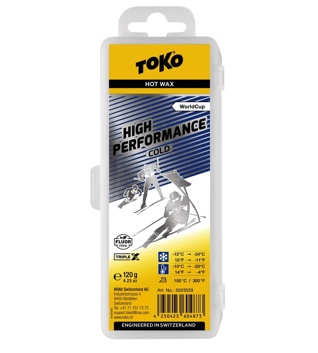 Skluzný vosk Toko High Performance Cold 120g