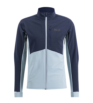 Férfi technikai pulóver Swix Pace Hybrid Full Zip Midlayer M