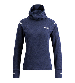 Női technikai pulóver Swix Pace Midlayer Hooded W