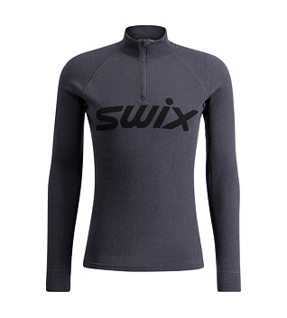 Férfi technikai póló Swix RaceX Merino Half Zip M