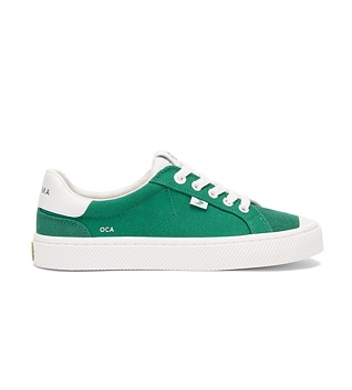 Pánské volnočasové boty Cariuma OCA 2.0 Nylon and Suede Lush Green