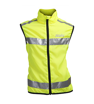 Juniorská běžecká vesta Swix Flash Reflective Vest Jr