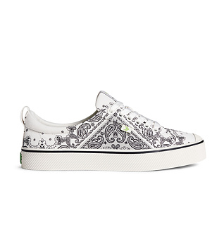 Dámské volnočasové boty Cariuma OCA Low Off-White Bandana Canvas Sneaker
