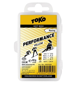 Skluzný vosk Toko Performance yellow 40g