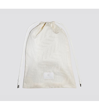 Cariuma Organic Cotton Flannel White Shoebag