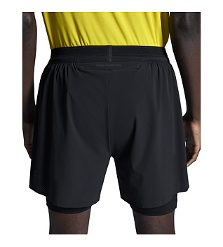 Férfi tövid futónadrág On 5" Performance 2/1 Shorts