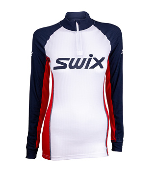 Női technikai póló Swix RaceX Classic Half Zip W