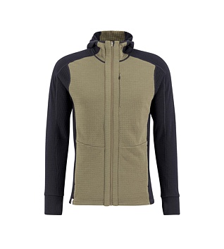 Pánská merino mikina Ulvang Peak Field Hooded Full Zip Midlayer