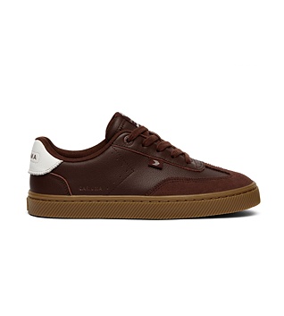 Dámské volnočasové boty Cariuma TOCA Coffee Brown Diamond Leather Brown Suede Sneaker