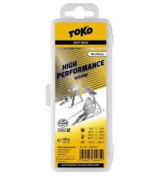 Skluzný vosk Toko High Performance Warm 120g