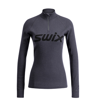 Női technikai póló Swix RaceX Merino Half Zip W