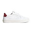 Pánské volnočasové boty Cariuma SALVAS White Premium Leather Ice Logo Metallic Red Sneaker