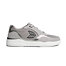 Dámské volnočasové boty Cariuma UBA Light Grey Suede and Mesh Charcoal Grey Logo Silver Accents Snea