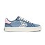 Dámské volnočasové boty Cariuma CATIBA PRO 2.0 Mirage Blue Suede and Cordura Ivory Logo Rose Sneaker