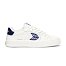 Dámské volnočasové boty Cariuma SALVAS White Leather Bright Navy Logo Sneaker