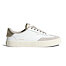 Dámské volnočasové boty Cariuma TOCA White Premium Leather Vintage White Suede Metallic Gold Sneaker