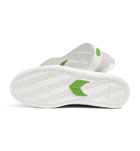 Dámské volnočasové boty Cariuma VALLELY White Leather Vintage White Suede Ice Logo Sneaker