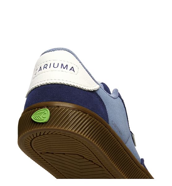 Pánské volnočasové boty Cariuma TOCA Teak Mirage Blue Nylon Marine Blue Suede Sneaker