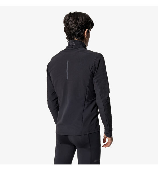 Pánská funkční mikina Swix Pace Hybrid Full Zip Midlayer M