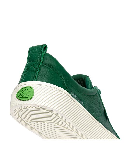 Dámské volnočasové boty Cariuma OCA Low Abundant Green Premium Leather Sneaker