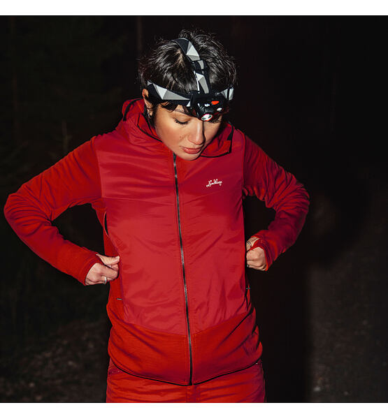 Dámská merino mikina Lundhags Padje Merino Block Hoodie W