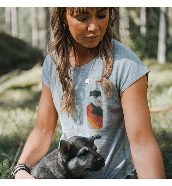 Dámské triko Lundhags Fulu Merino Bottle T-Shirt W