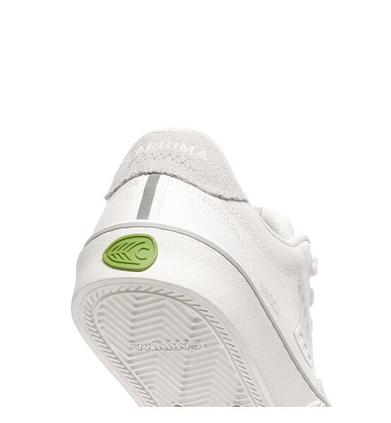 Pánské volnočasové boty Cariuma NAIOCA PRO Stripe Suede and Canvas Smoke White